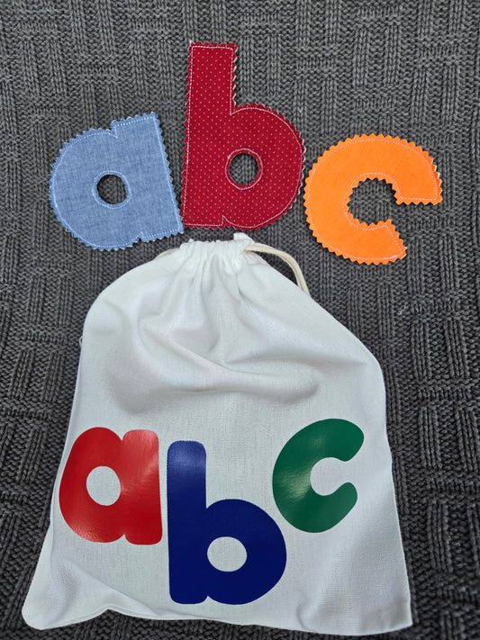 Matching Vowels Rainbow Lower Case Alphabet Set