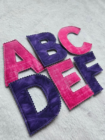 Pink & Purple Alphabet Set