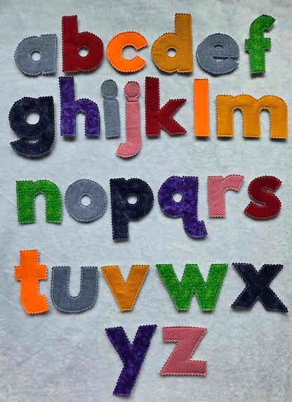 Matching Vowels Rainbow Lower Case Alphabet Set